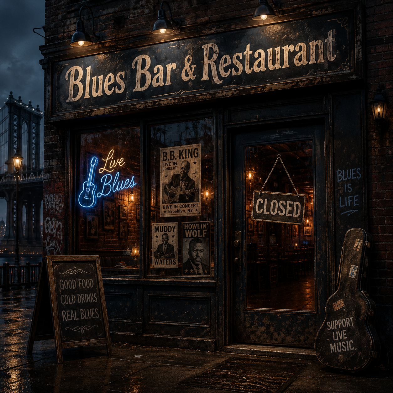 Stitch Bar & Blues closing